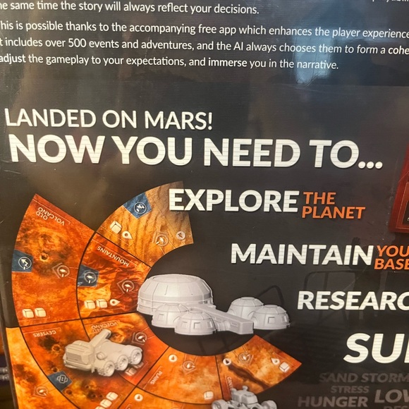 FIRST MARTIANS ADVENTURES ON THE RED PLANET BOARD GAME NEW! - Picture 2 of 6